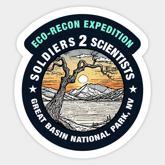 Soldiers 2 Scientists Expedition Sticker by Curious World